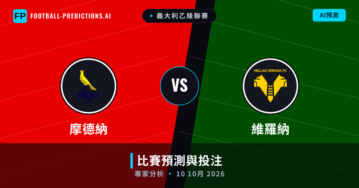 摩德納 vs 維羅納 — 比赛预测和前瞻