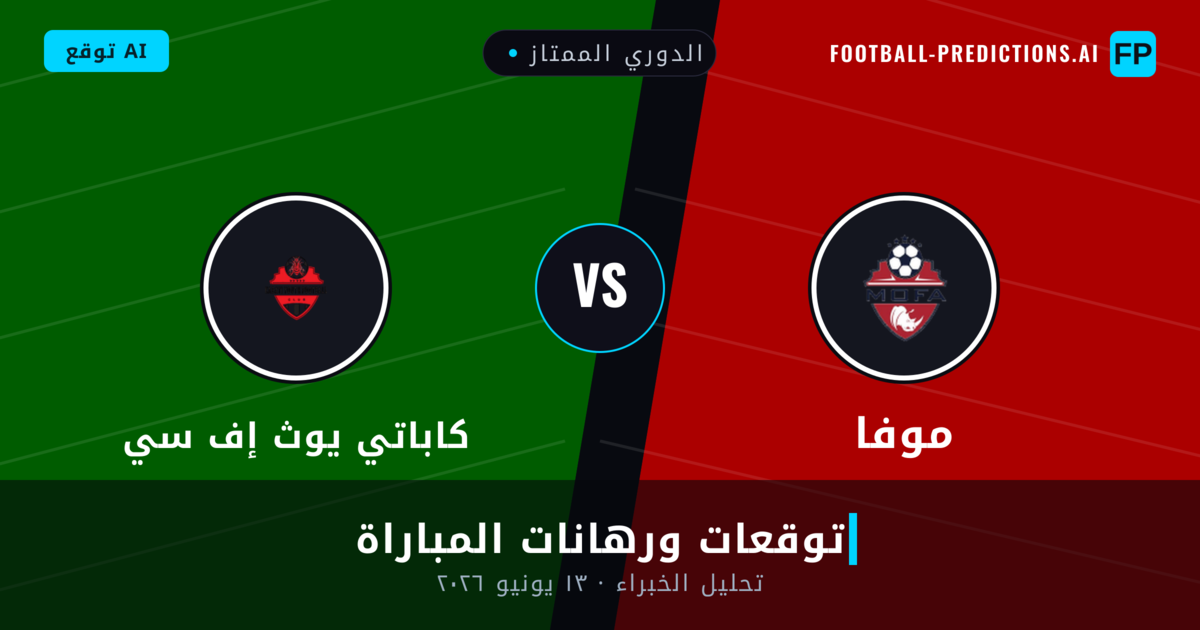 موفا ضد كاباتي يوث إف سي — توقعات ومعاينة المباراة