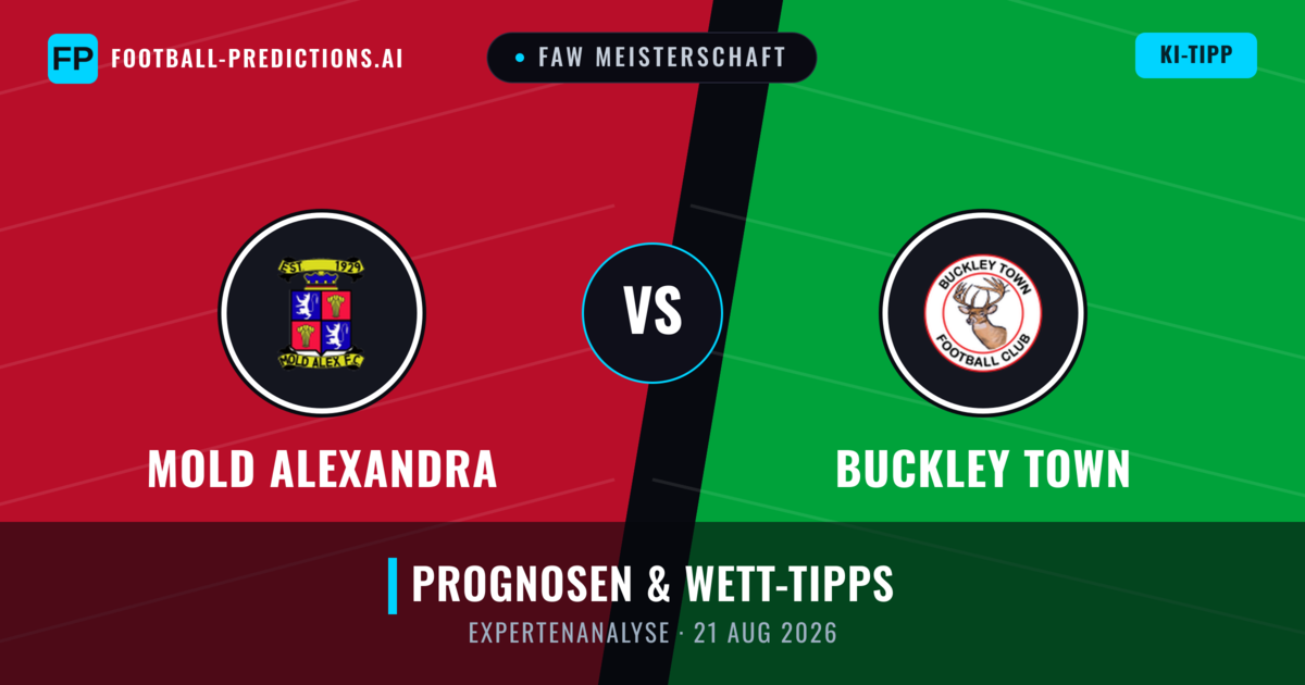 Mold Alexandra vs Buckley Town — Prognose und Spielvorschau