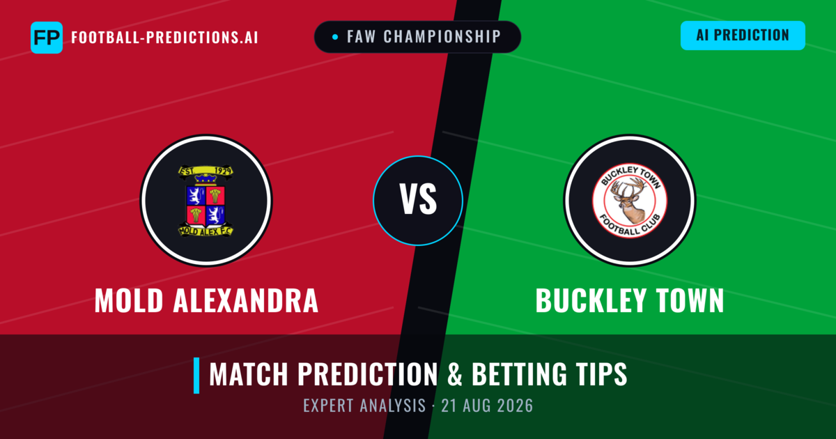 Mold Alexandra vs Buckley Town — match prediction & preview
