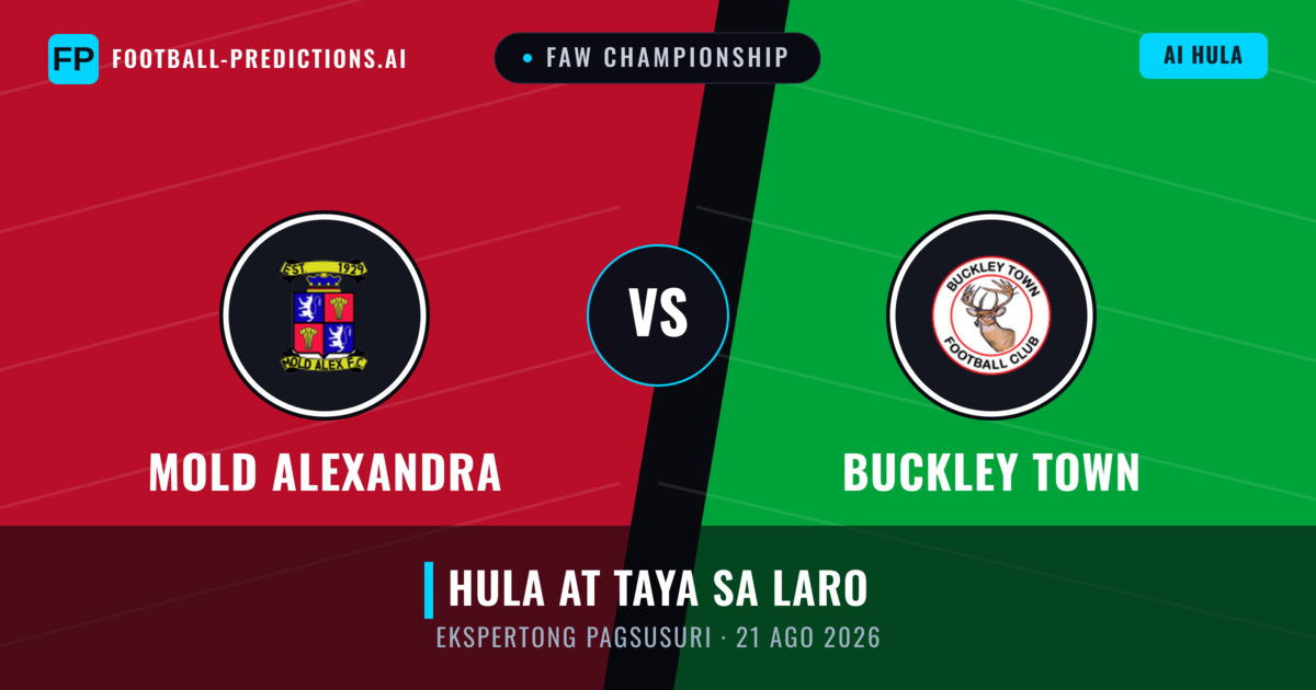 Mold Alexandra vs Buckley Town — hula at preview ng laban