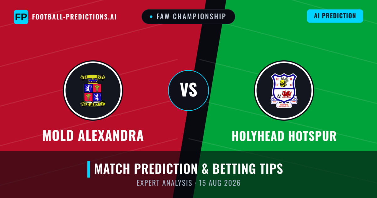 Mold Alexandra vs Holyhead Hotspur — match prediction & preview