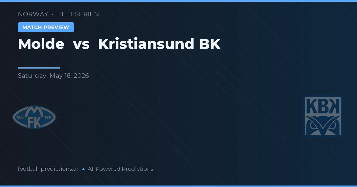 Molde vs Kristiansund BK — match prediction & preview