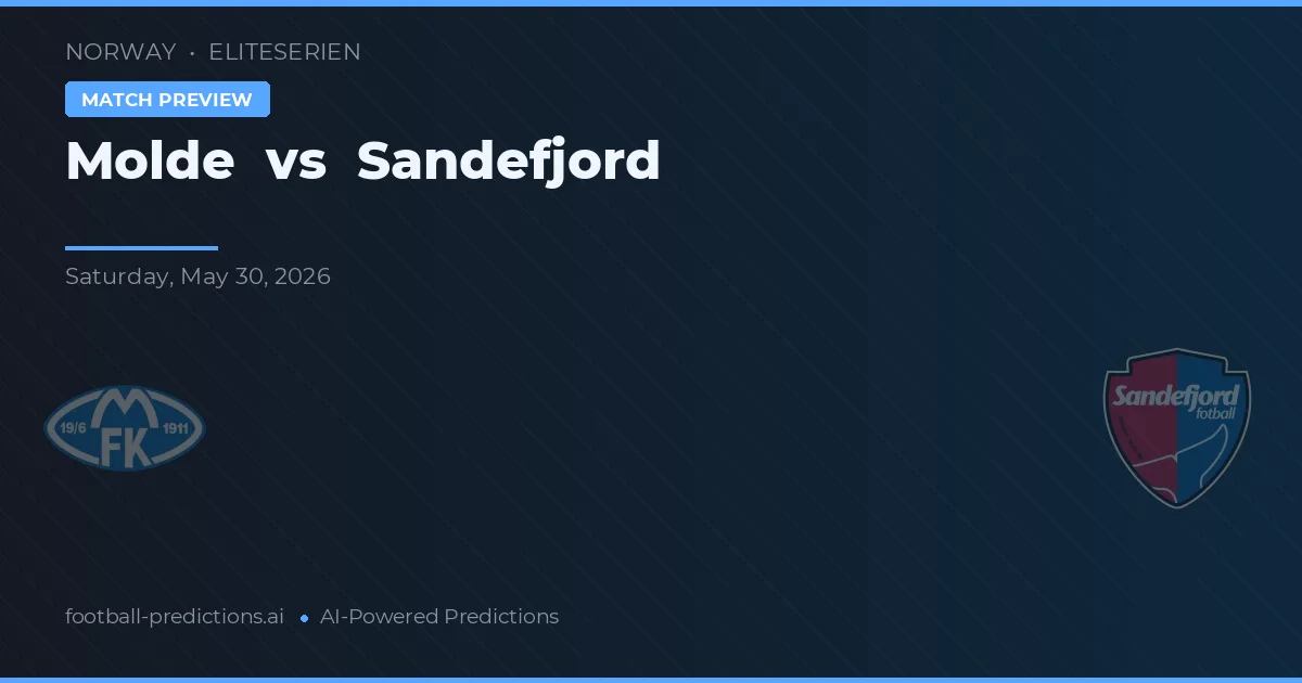Molde vs Sandefjord — prediksi dan pratinjau pertandingan