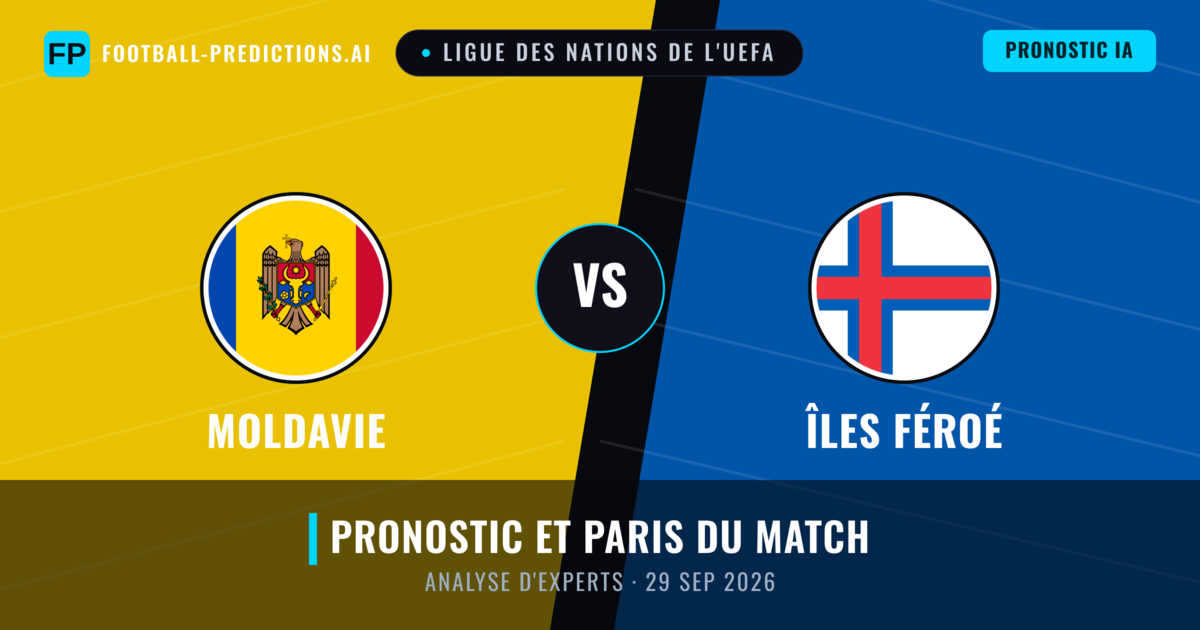Moldavie vs Îles Féroé — pronostic et avant-match
