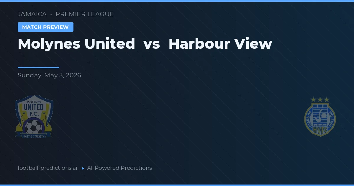 Molynes United vs Harbour View — match prediction & preview