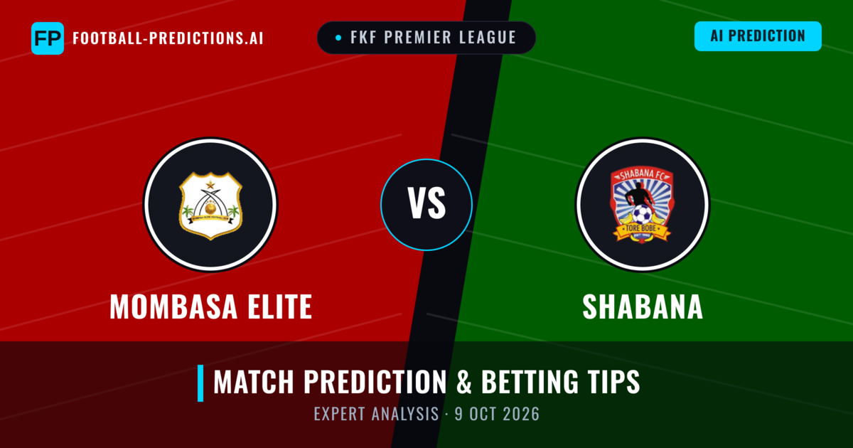 Mombasa Elite vs Shabana — match prediction & preview