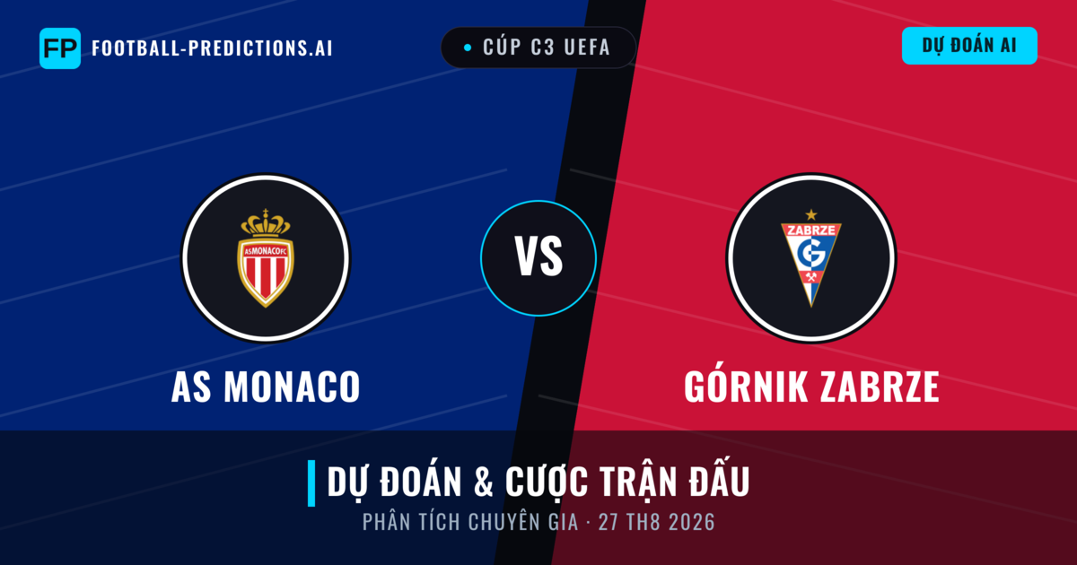 AS Monaco vs Górnik Zabrze — dự đoán và xem trước trận đấu