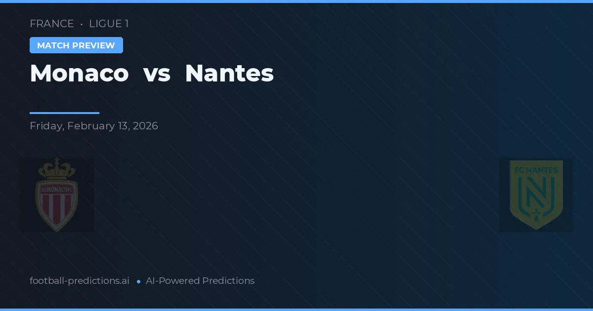 Monaco - Nantes — maç tahmini ve önizleme