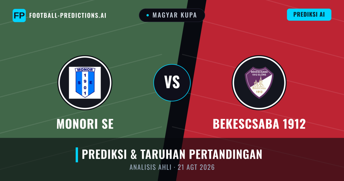 Monori SE vs Békéscsaba 1912 — prediksi dan pratinjau pertandingan