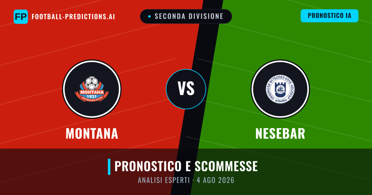 Montana vs Nesebar — pronostico e anteprima del match