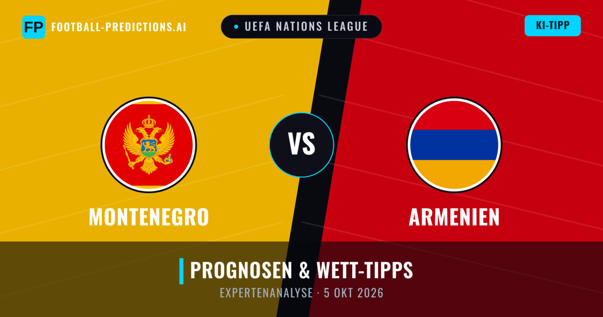 Montenegro vs Armenien — Prognose und Spielvorschau