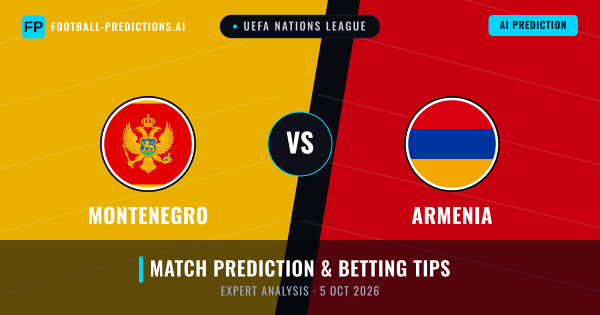 Montenegro vs Armenia — match prediction & preview