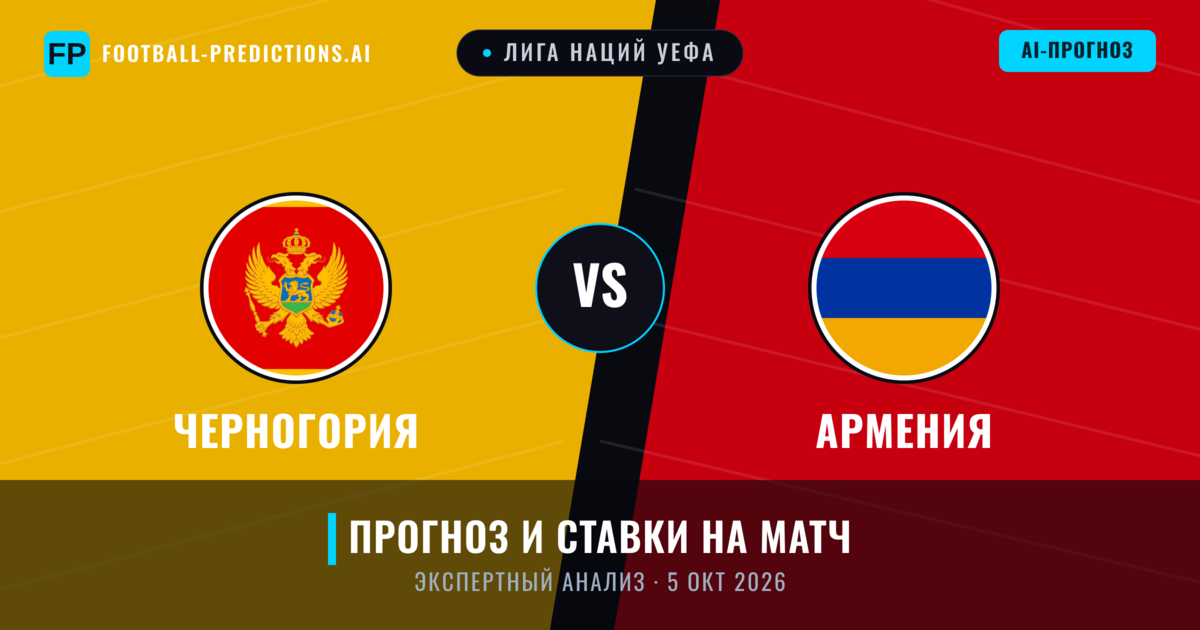 Черногория – Армения — прогноз и превью матча