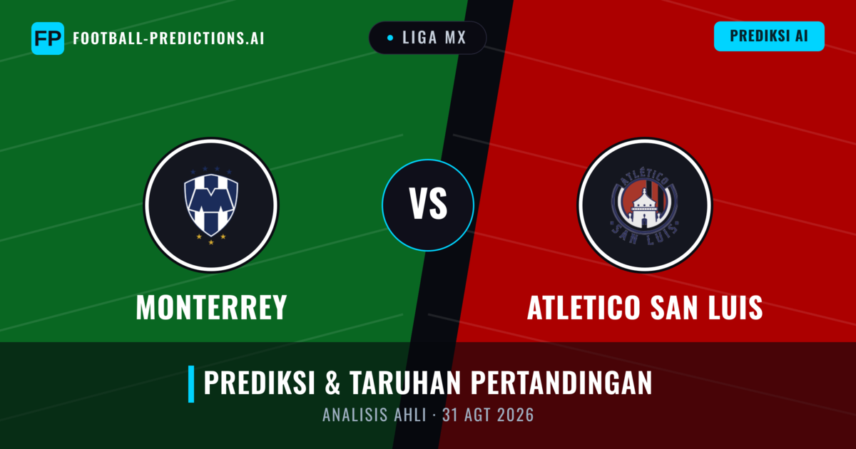 Monterrey vs Atletico San Luis — prediksi dan pratinjau pertandingan
