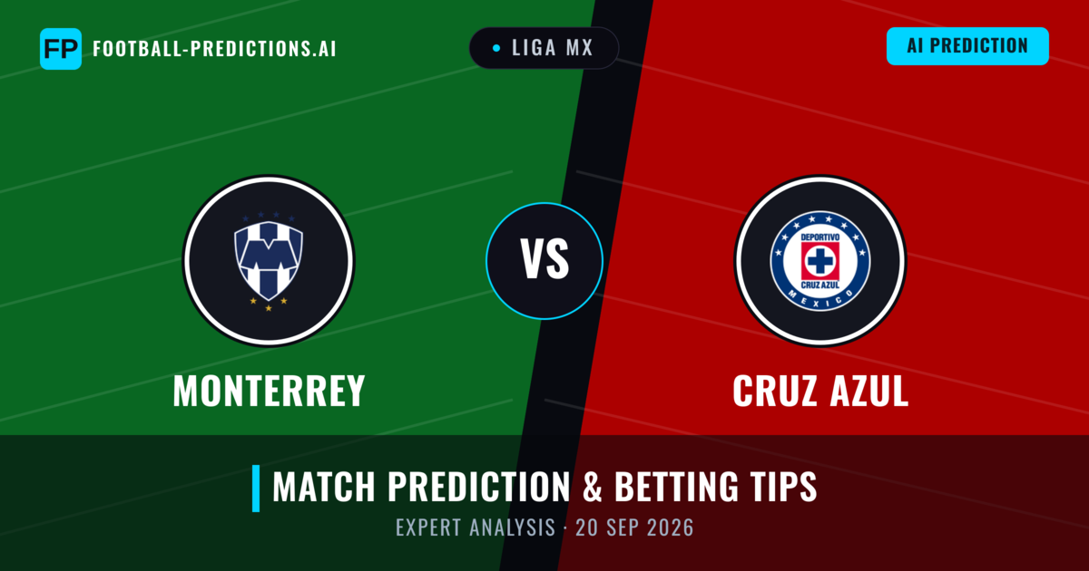 Monterrey vs Cruz Azul — match prediction & preview