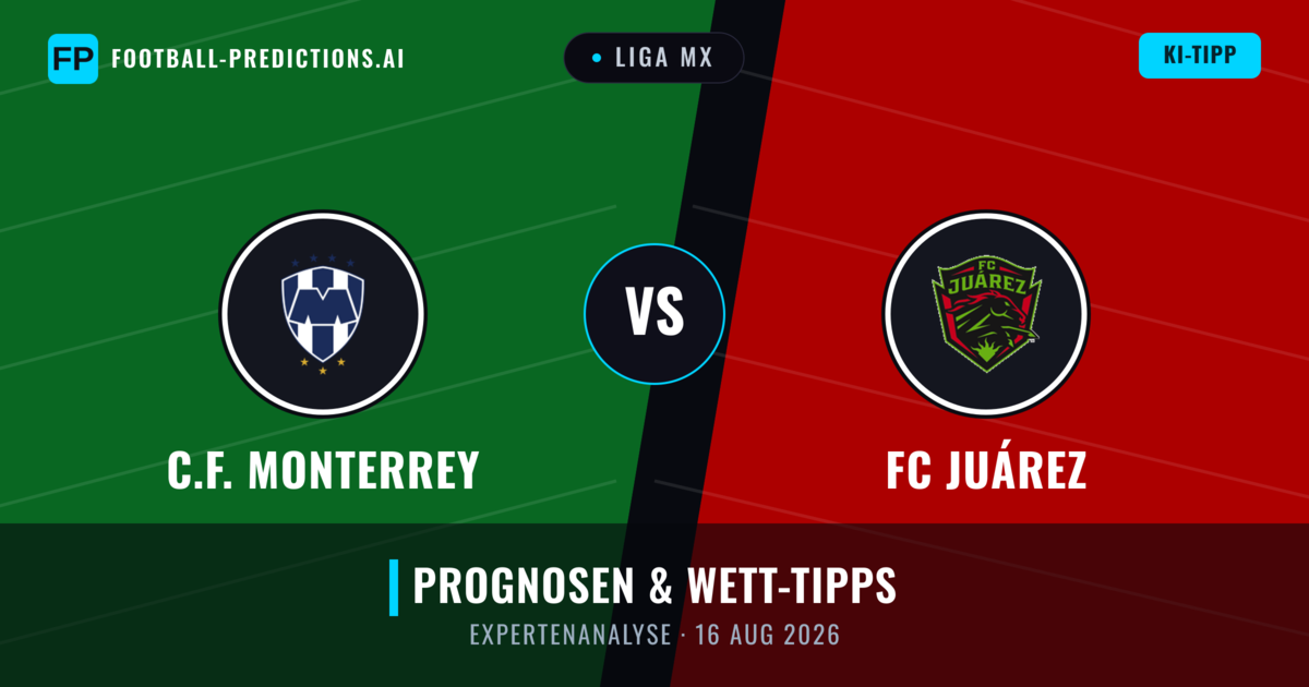 C.F. Monterrey vs FC Juárez — Prognose und Spielvorschau