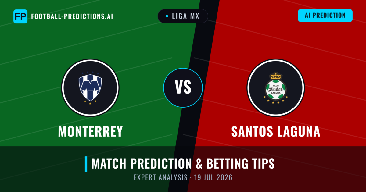 Monterrey vs Santos Laguna — match prediction & preview