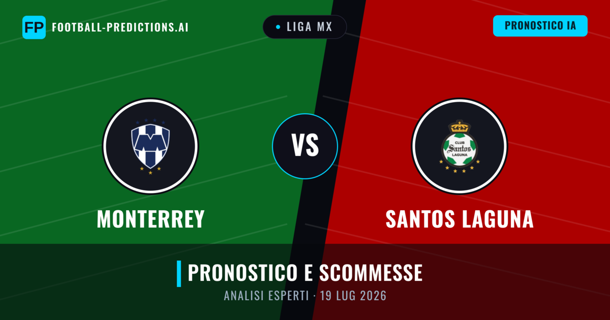 Monterrey vs Santos Laguna — pronostico e anteprima del match
