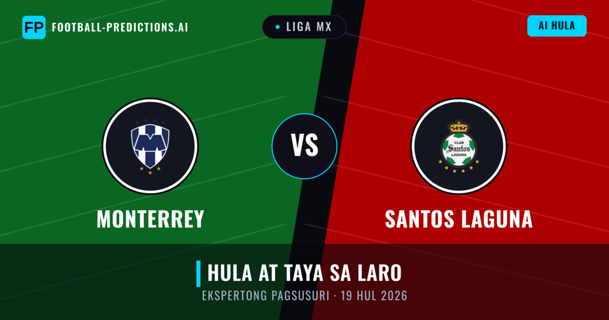Monterrey vs Santos Laguna — hula at preview ng laban