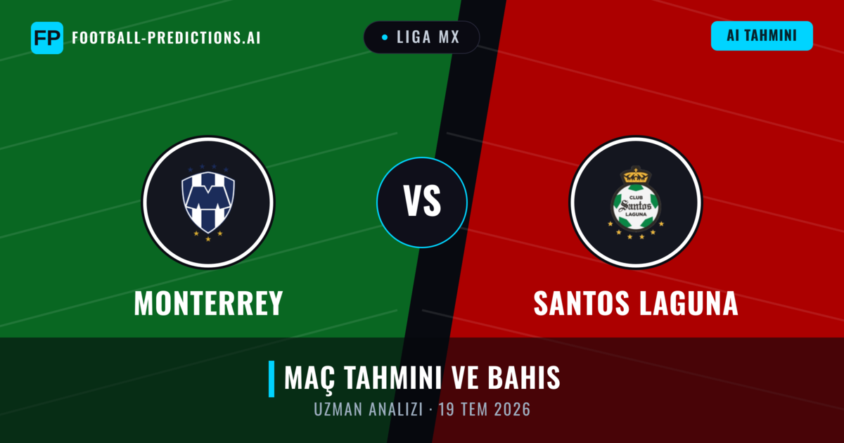 Monterrey - Santos Laguna — maç tahmini ve önizleme