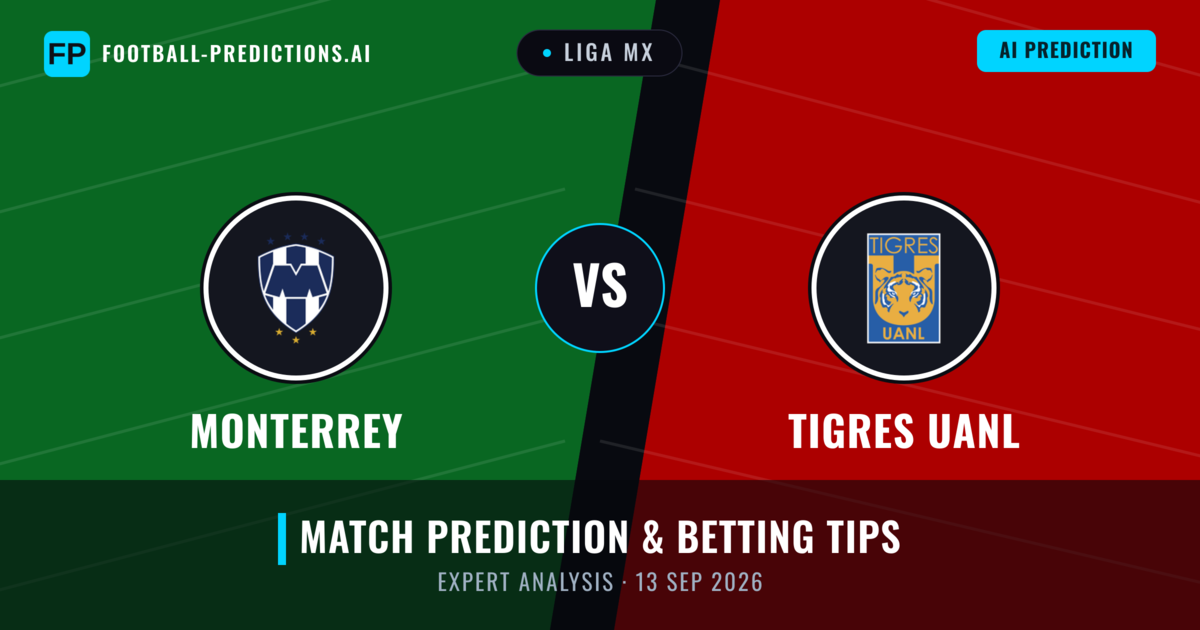 Monterrey vs Tigres UANL — match prediction & preview