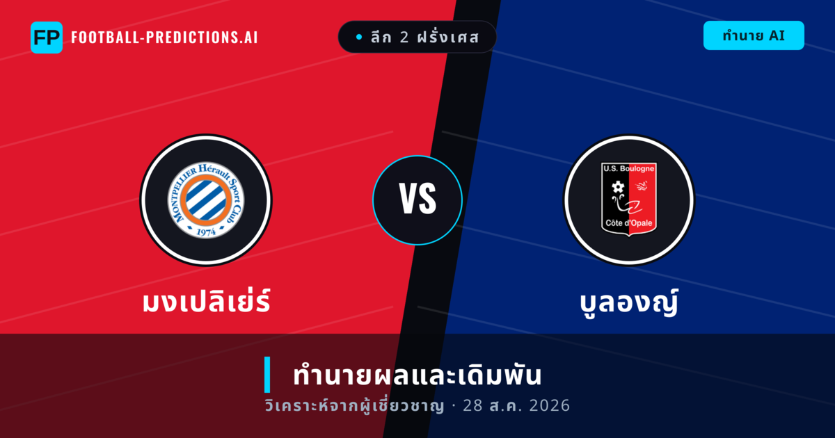 มงเปลิเย่ร์ พบ บูลองญ์ — ทำนายผลและพรีวิวการแข่งขัน