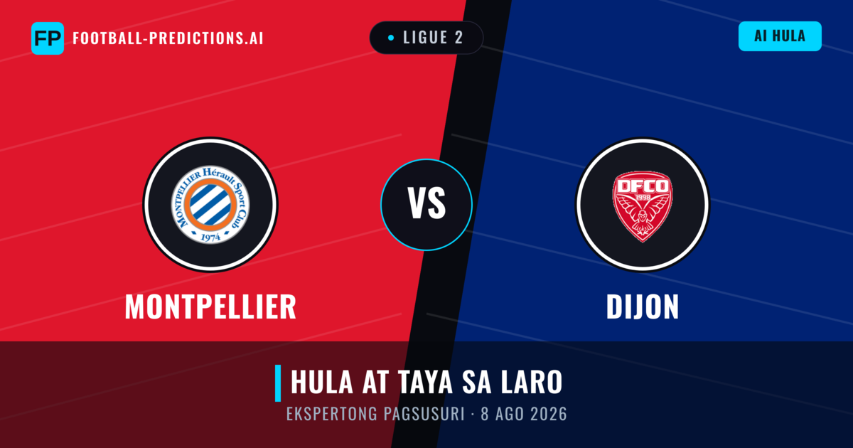Montpellier vs Dijon — hula at preview ng laban
