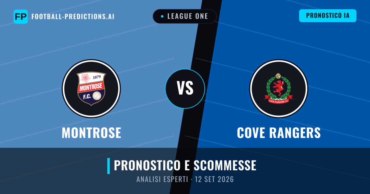 Montrose vs Cove Rangers — pronostico e anteprima del match