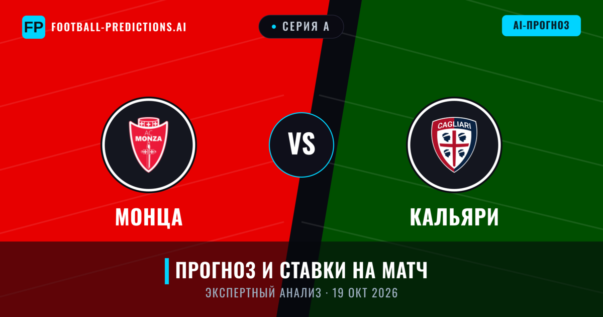 Монца – Кальяри — прогноз и превью матча