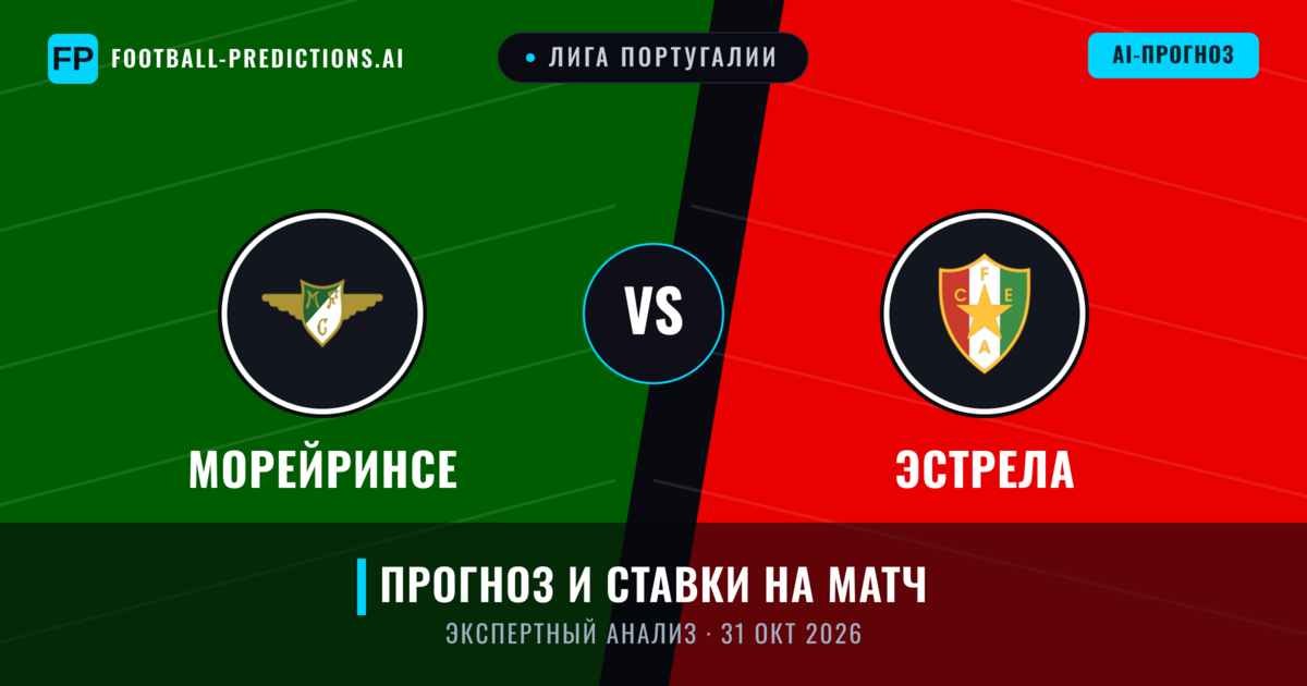 Морейринсе – Эстрела — прогноз и превью матча