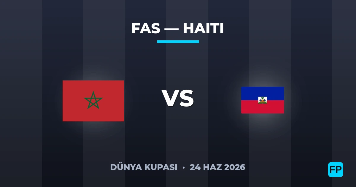 Fas - Haiti — maç tahmini ve önizleme