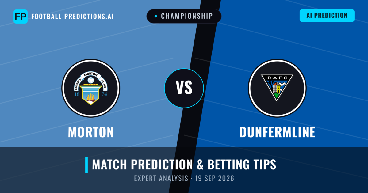 Morton vs Dunfermline — match prediction & preview