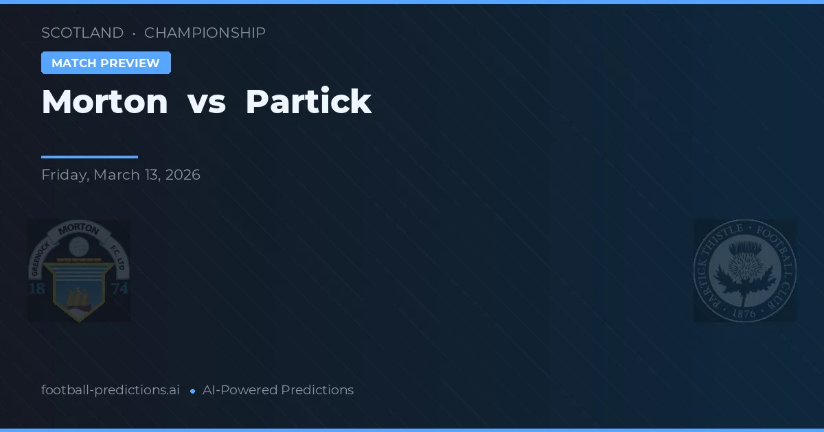 모튼 대 파틱 — 경기 예측 및 프리뷰