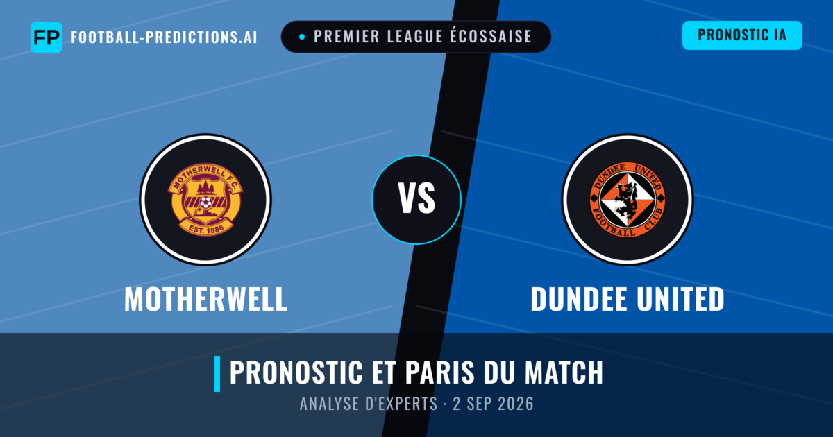 Motherwell vs Dundee United — pronostic et avant-match