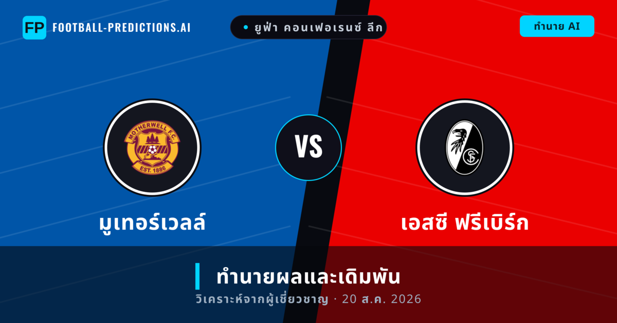 มูเทอร์เวลล์ พบ เอสซี ฟรีเบิร์ก — ทำนายผลและพรีวิวการแข่งขัน