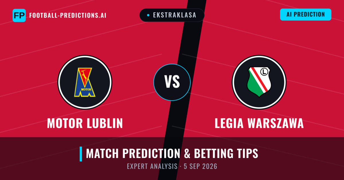 Motor Lublin vs Legia Warszawa — match prediction & preview