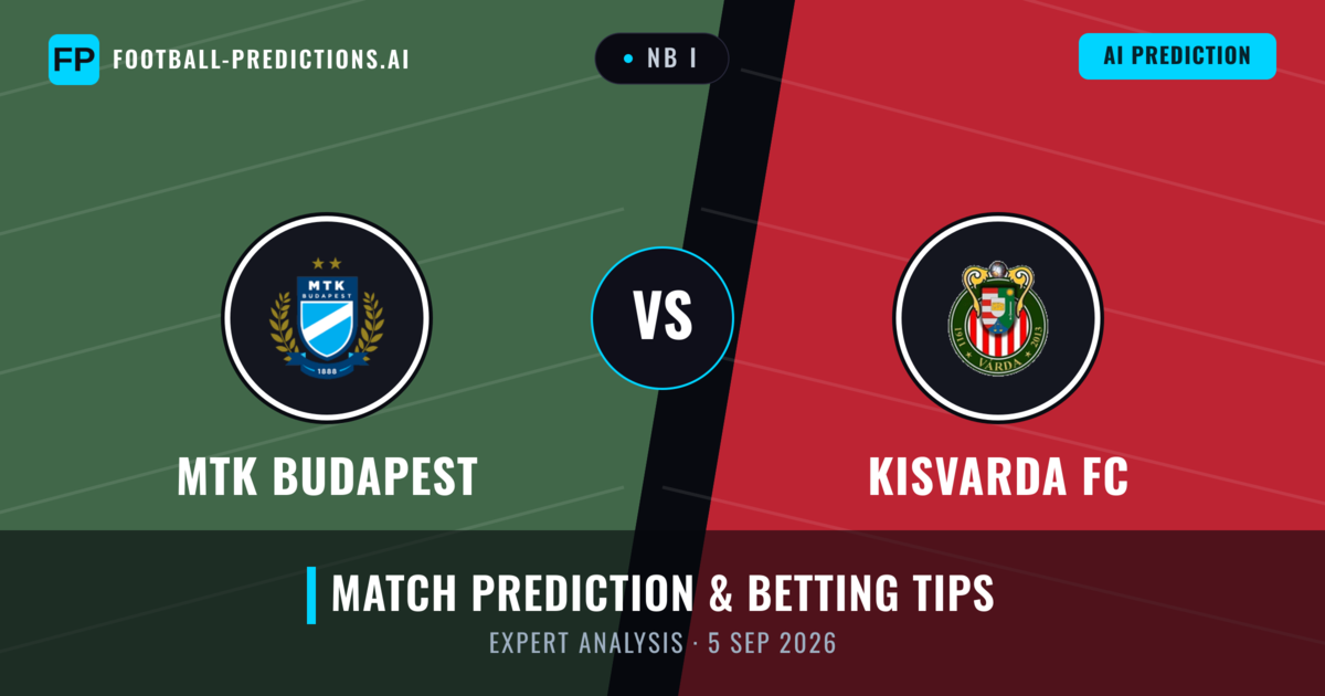 MTK Budapest vs Kisvarda FC — match prediction & preview