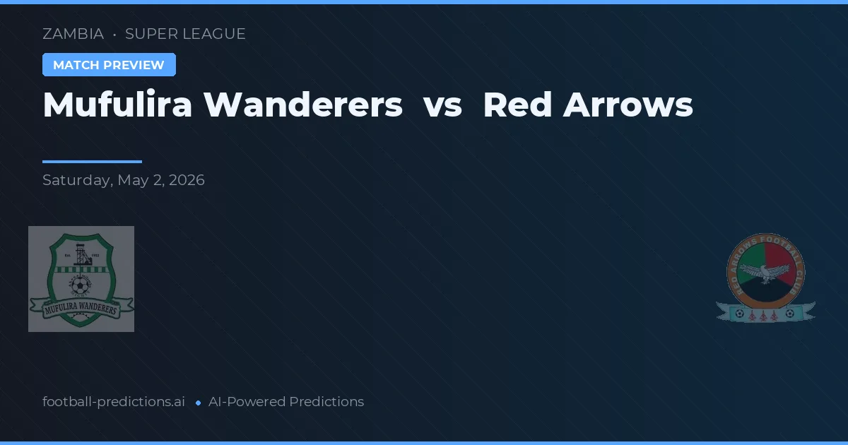 Mufulira Wanderers vs Elang Merah — prediksi dan pratinjau pertandingan