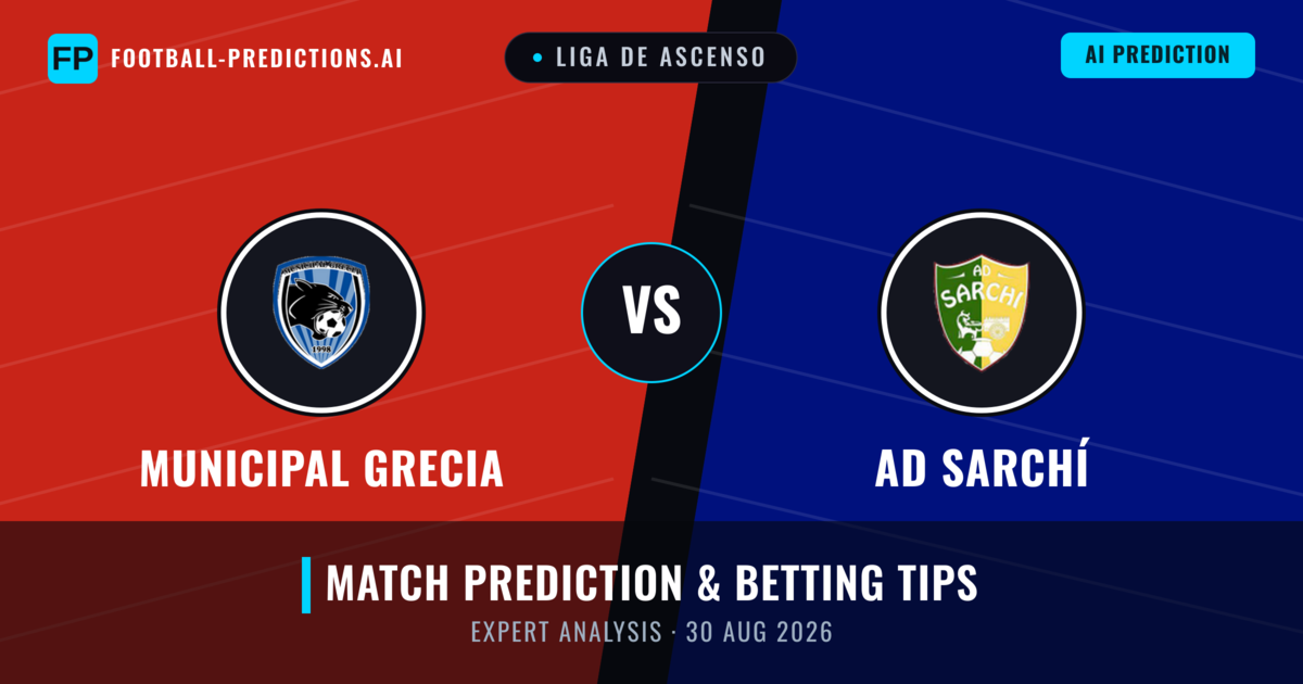 Municipal Grecia vs AD Sarchí — match prediction & preview
