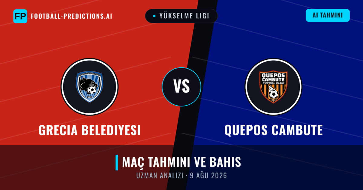 Grecia Belediyesi - Quepos Cambute — maç tahmini ve önizleme