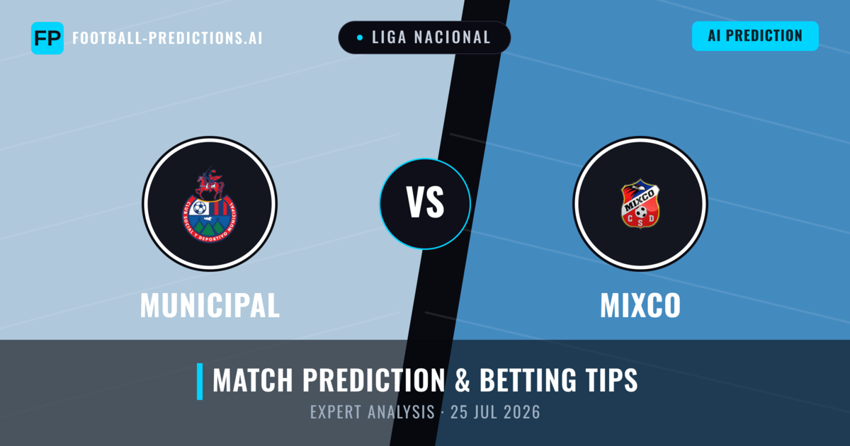 Municipal vs Mixco — match prediction & preview