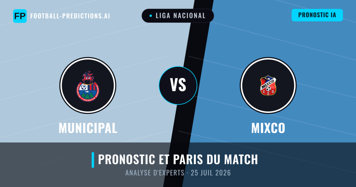 Municipal vs Mixco — pronostic et avant-match