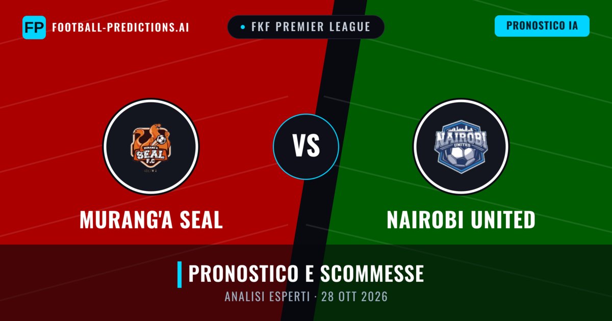 Murang'a SEAL vs Nairobi United — pronostico e anteprima del match