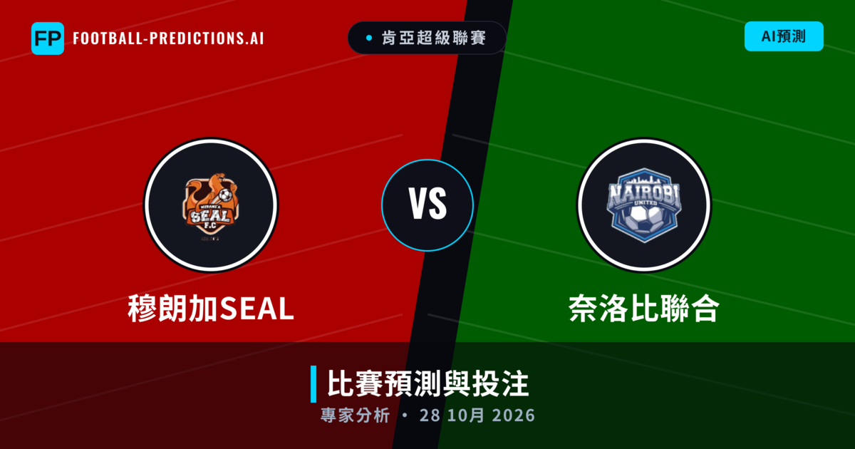 穆朗加SEAL vs 奈洛比聯合 — 比赛预测和前瞻