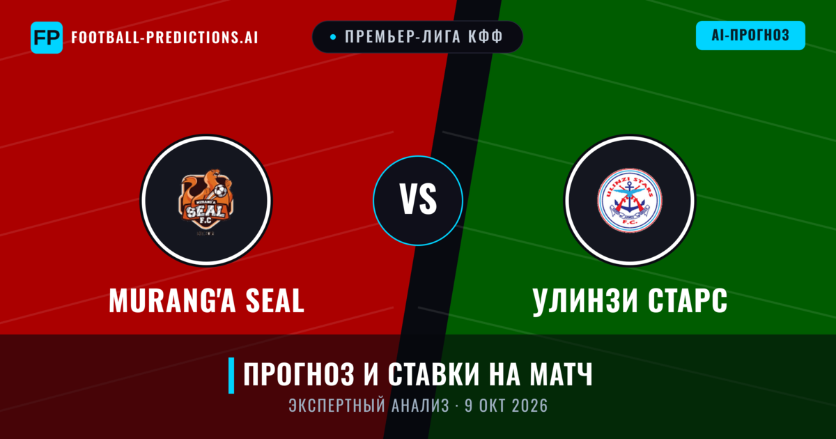 Murang'a SEAL – Улинзи Старс — прогноз и превью матча