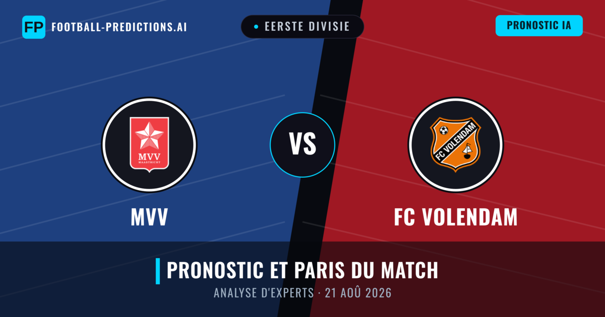 MVV vs FC Volendam — pronostic et avant-match