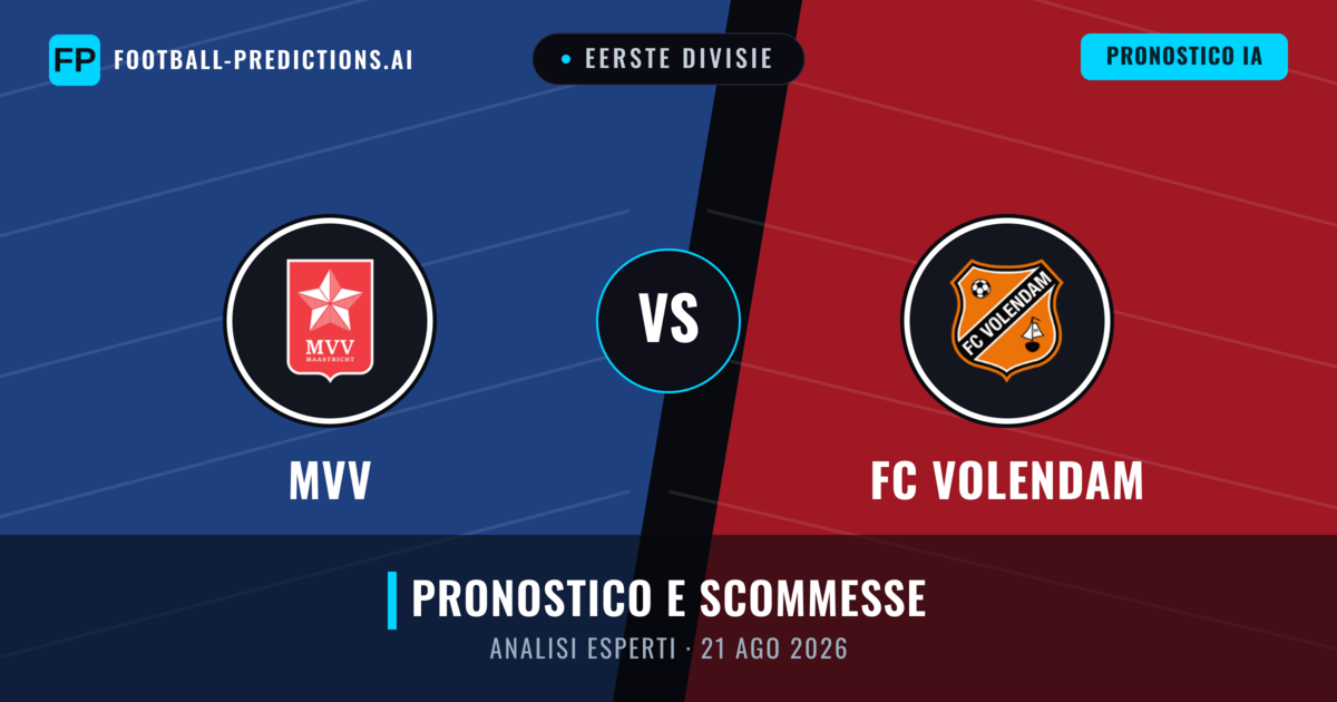 MVV vs FC Volendam — pronostico e anteprima del match