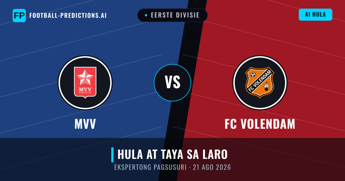 MVV vs FC Volendam — hula at preview ng laban
