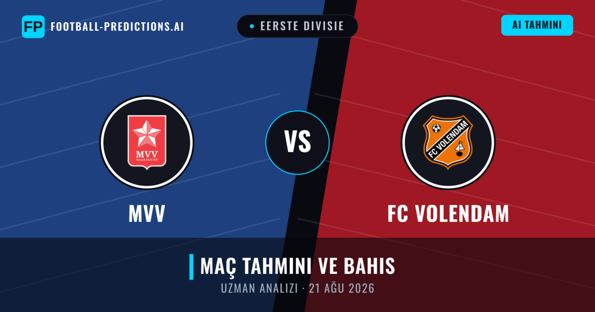 MVV - FC Volendam — maç tahmini ve önizleme